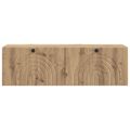 vidaXL Nástenná TV skrinka 98 x 31 x 30 cm Dub artisan