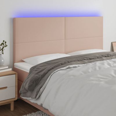 VidaXL Čelo postele kapučínové 180x5x118/128 cm umelá koža