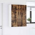 vidaXL Závesná skrinka Dymová dub 80 x 31 x 100 cm Kompozitné drevo