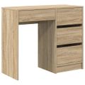 vidaXL Stôl Sonoma dub Kompozitné drevo 90 x 37,5 x 75 cm