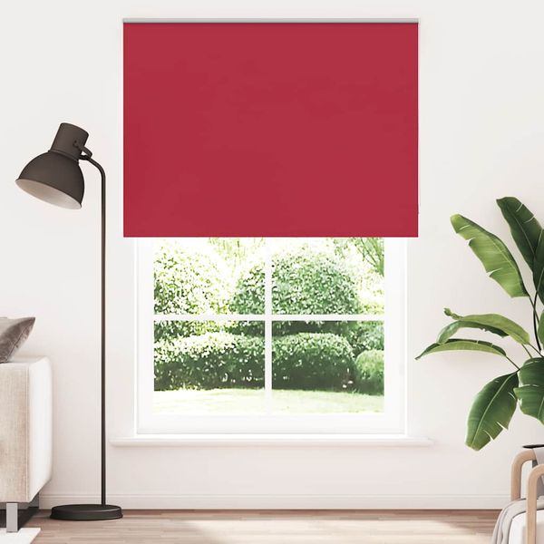 vidaXL Zatemňovacia roleta červená 145x230 cm Šírka látky 141,6 cm Polyester