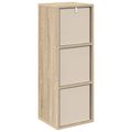 vidaXL Servírovacia skriňa so zásuvkou Sonoma dub 30,5 x 27 x 84,5 cm
