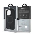 Puzdro Mercedes pre iPhone 16 Pro Max 6,9" MEHMP16X23RCMK Tvrdé puzdro Hladká koža MagSafe čierna