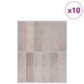 vidaXL Obdĺžniková dlažba 10 ks Bežová káva 29 x 23 x 0,08 cm
