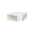Koleno 90° horizontálne VENTS 8281 - 60x204mm PVC