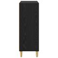 vidaXL Servírovacia skriňa Čierny dub 69,5 x 32,5 x 90 cm