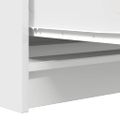 vidaXL Komoda biela 100x35x76 cm kompozitné drevo