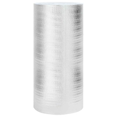 vidaXL Reflexná fólia za radiátor Strieborná 5 x 1 m Polyetylén