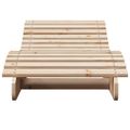 vidaXL Lehátka na opaľovanie 2 ks 205x60x31,5 cm masív borovica