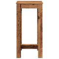 vidaXL Barový stôl staré drevo 51x50x103,5 cm kompozitné drevo