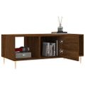 vidaXL Konferenčný stolík hnedý dub 102x50x40 cm kompozitné drevo