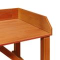 vidaXL Stolík na presádzanie s poličkou Hnedá 75 x 40 x 90 cm