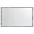 vidaXL LED kúpeľňové zrkadlo sivé sonoma 60x8,5x38 cm kompozitné drevo