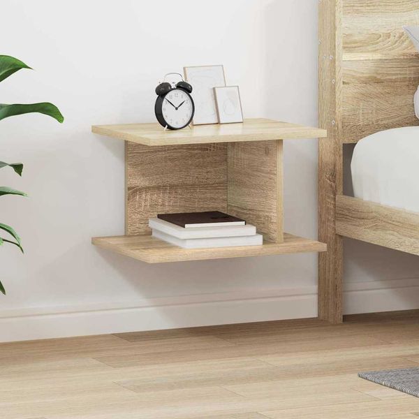 vidaXL Nočný stolík Sonoma dub 40 x 30 x 25 cm Kompozitné drevo