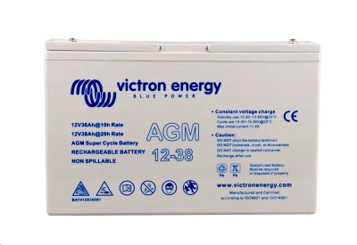 Baterie olověná  12V / 38 Ah  Victron Energy AGM Super Cycle Solární