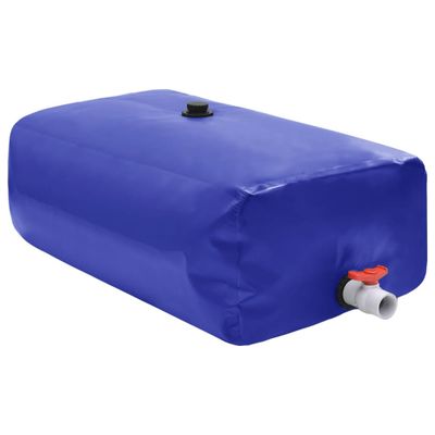 vidaXL Nádrž na vodu s kohútikom skladacia 670 l PVC
