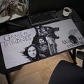 Game of Thrones herná podložka XXL/ 90 x 40 cm Podložka pod myš a klávesnicu, herná, 900×400×3mm, šedo-čierna