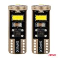 LED CANBUS BULBS T10e W5W 3x2055 SMD Biela 12V/24V AMIO-03720