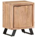 vidaXL Nočný stolík 40x30x50 cm akáciový masív so živými hranami