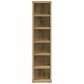 vidaXL CD Skrinka Artisan Dub 21x20x88 cm Engineered Wood