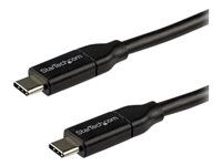 10 ft / 3m - USB-IF Certified - 5A PD - USB 2.0 - USB Type C Charging Cable - USB C Fast Charge Cable (USB2C5C3M) - USB kábel - USB-C (M) do USB-C (M) - Thunderbolt 3 / USB 2.0 - 5 A - 3 m - čierna