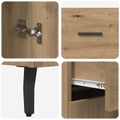 vidaXL Highboard 2 ks Remeselný dub 69,5 x 34 x 180 cm