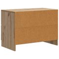 vidaXL Nočný stolík Dub artisan 62 x 34,5 x 44,5 cm Kompozitné drevo