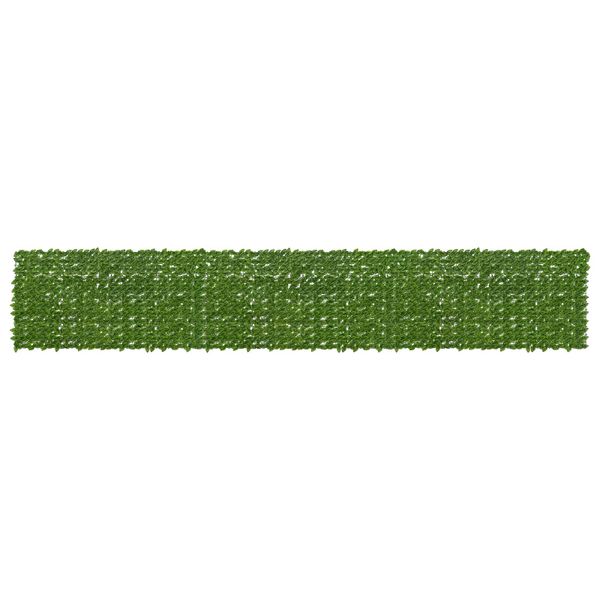 vidaXL Balkónový plôtik s listami Zelená a žltá 600 x 100 cm