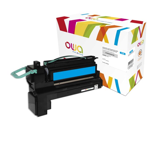 OWA Armor toner kompatibilný s Lexmark C792X2CG, 20000st, modrá/cyan