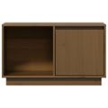 vidaXL TV skrinka medovo-hnedá 74x35x44 cm masívna borovica