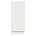 vidaXL LED komoda Biela 90 x 32 x 75 cm Kompozitné drevo
