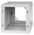 RACK skriňa závesná NEKU TS 10" 6U 300mm, samozostaviteľná, šedá 7035