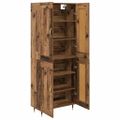 vidaXL Highboard Staré drevo 69,5 x 34 x 90 cm Kompozitné drevo