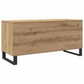 vidaXL Skrinka na gramofónové platne dub artisan 100 x 38 x 48 cm