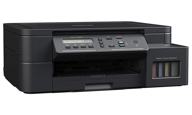 BROTHER inkoust DCP-T520W / A4/ 17/9,5ipm/ 128MB/ 6000x1200/ copy+scan+print/ USB 2.0 / wifi /ink tank system Farbová multifunkčná inkoustová tlačiarňa, A4, 6000x1200dpi, LCD, 128MB, print, copy, scan, USB, Wi-Fi, čierna