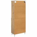 vidaXL Highboard 2 ks Remeselný dub 69,5 x 34 x 180 cm