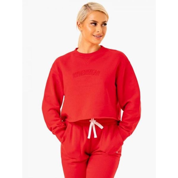 Dámska mikina Ultimate Fleece Red - Ryderwear, veľkosť L
