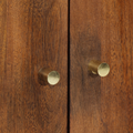 vidaXL Highboard Hnedá 60 x 33 x 100 cm Masívne mango drevo