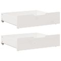 vidaXL Zásuvky pod posteľ 2 ks biele 75x55x17 cm masívna borovica