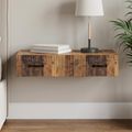 vidaXL Nástenný bočný stôl 87,5 x 34,5 x 17 cm Kompozitné drevo