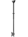 Neomounts CL35-340BL12 Flat Screen Ceiling Mount (Height: 106-156 cm) Držák, VESA, stropní, pro LCD a TV, úhloprícka 23"–42", nosnost 50kg, nastavení výšky 106-156cm, náklon 25°, otácení 360°, rotace