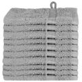 vidaXL Uterák pre hostí SOLUND 10 ks Sivá 15 x 21 cm 550 gsm