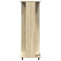 vidaXL Šatník s kolieskami dub sonoma 102x38x110 cm kompozitné drevo