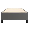 vidaXL Posteľný rám s boxspringom sivý 80x200 cm umelá koža