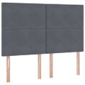 vidaXL Postel s úložným prostorem a matrací Tmavo šedá 140 x 190 cm