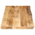 vidaXL Stolová doska živá hrana 80x40x2,5 cm masívny surový mangovník