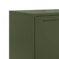 vidaXL Vysoká skrinka olivovozelená 68,5x38,5x123,5 cm oceľ