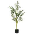 vidaXL Umelý olivovník 450 listov 120 cm zelený
