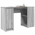 vidaXL Stôl sivý dub sonoma 120x42x76 cm kompozitné drevo