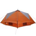 vidaXL Teepee stan pre 8 osôb 8 osoba Šedá a oranžová